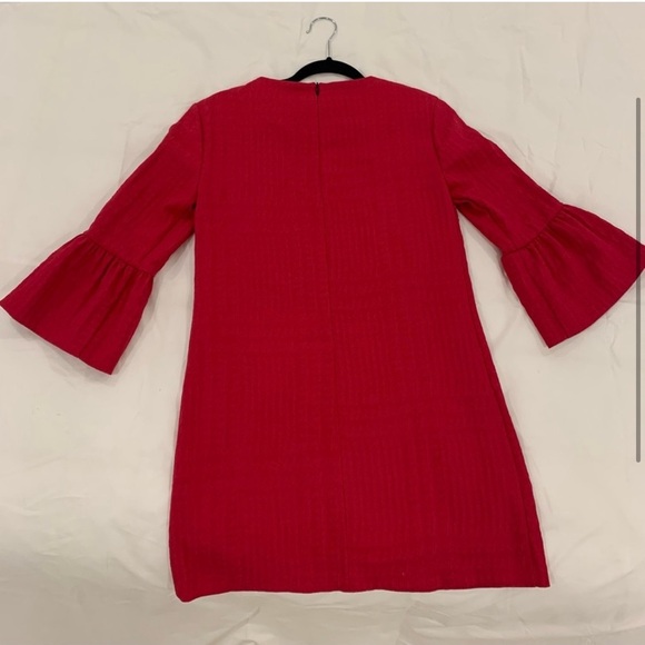 ZARA Fuchsia Dress with Long Sleeves - Picture 5 of 8